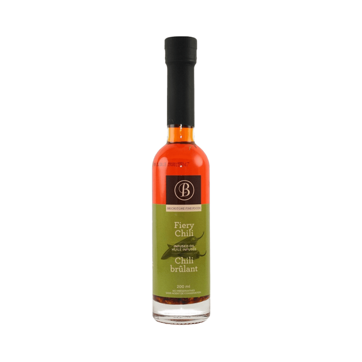 Huile aromatisée aux chilis brûlants 200 ml - Brickstone