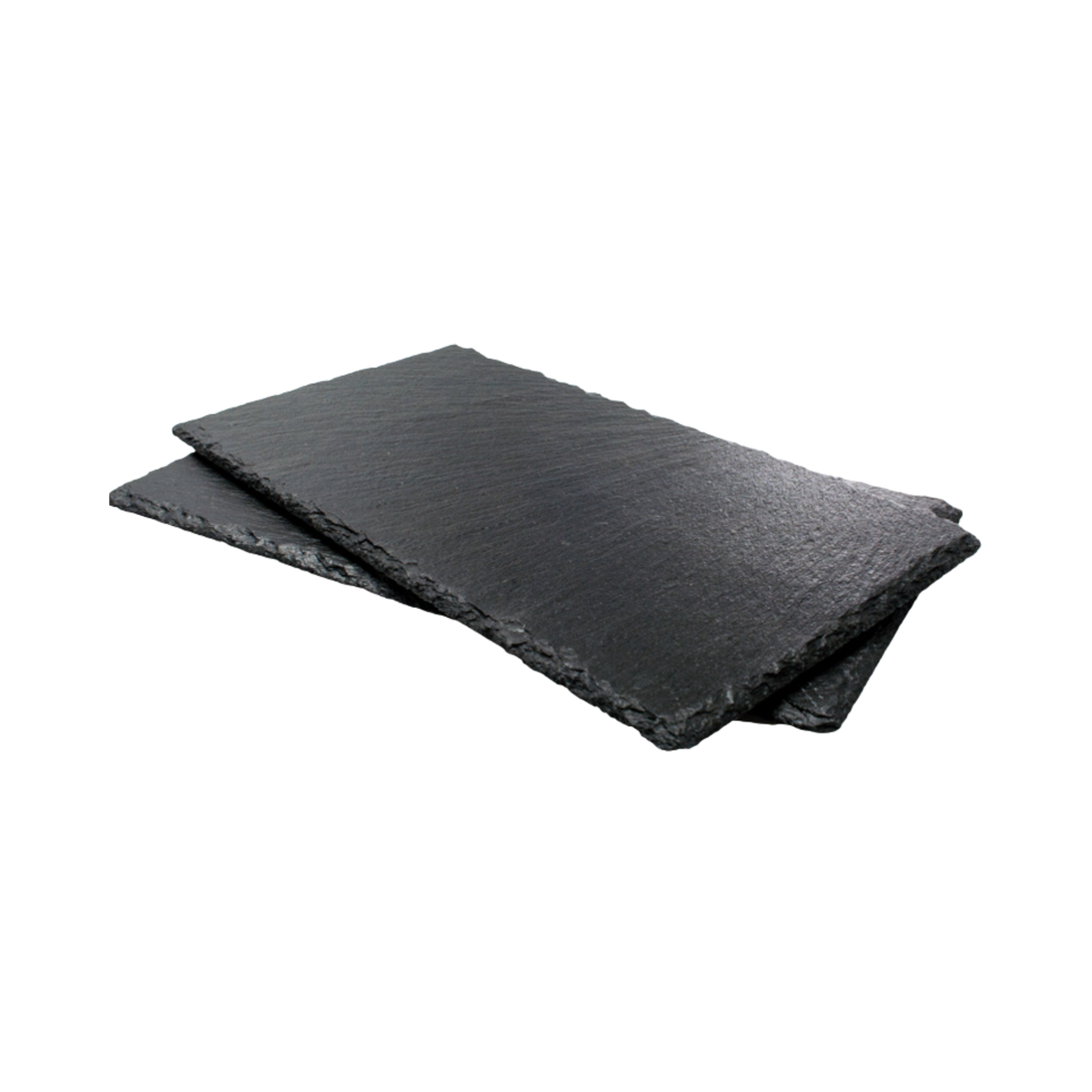 Ensemble de 2 plateaux de service en ardoise 28 cm - Danesco