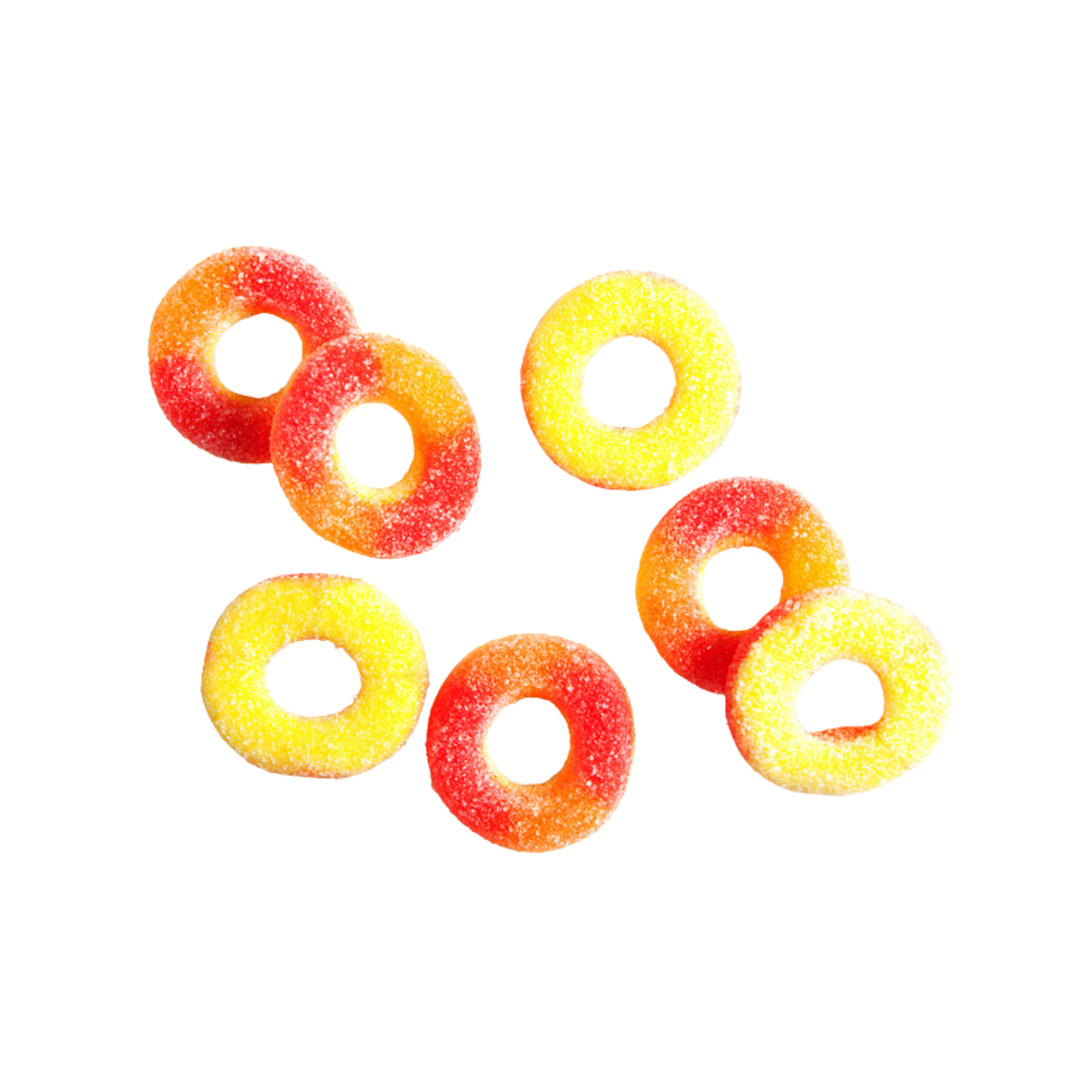 Bonbons anneaux aux pêches 1,2 kg - Kevin & William