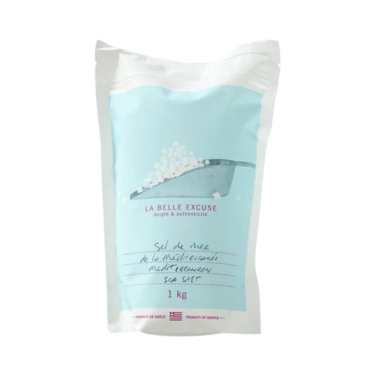 Sel de mer de la Méditerranée 1 kg - La Belle Excuse