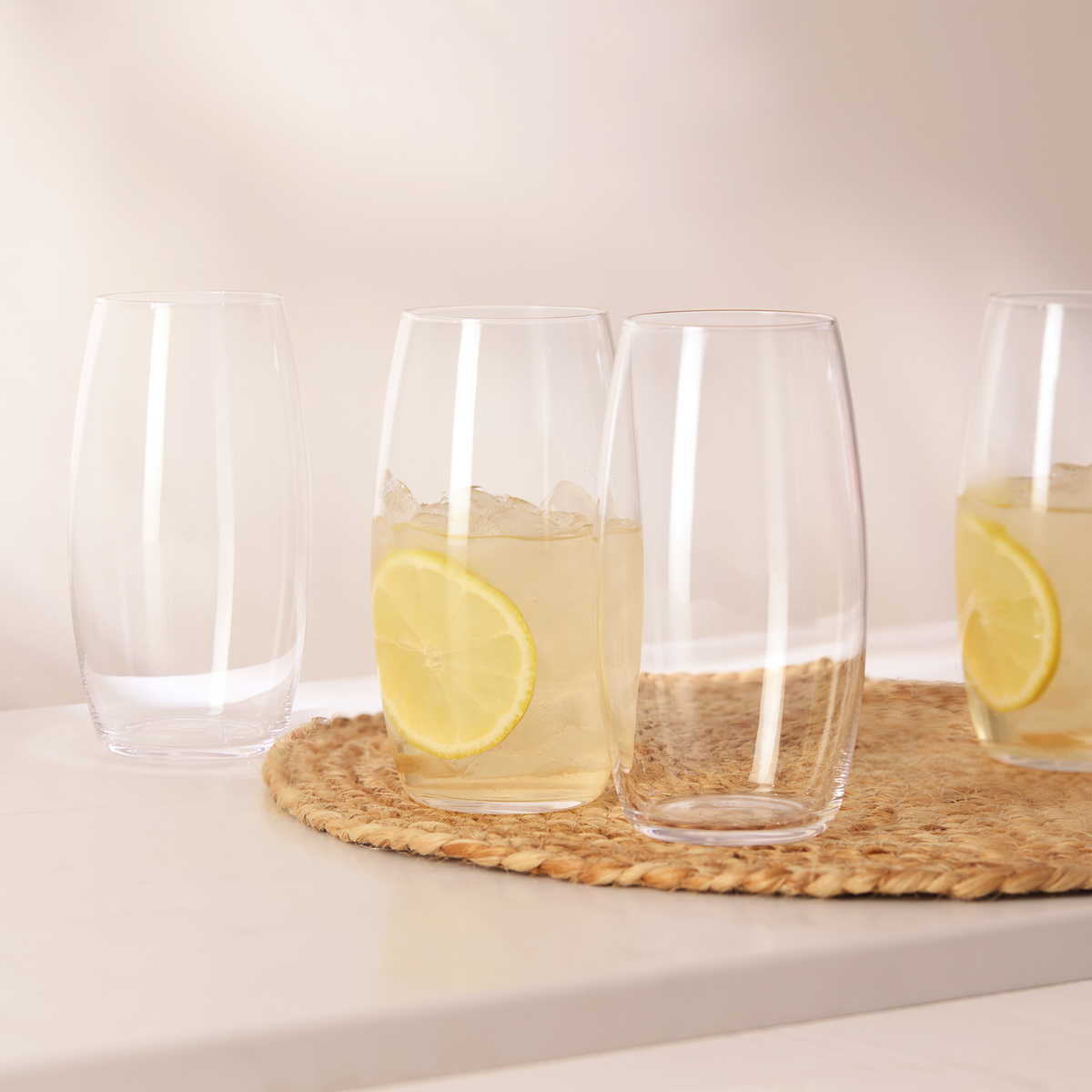 Ensemble de 4 grands verres 550 ml