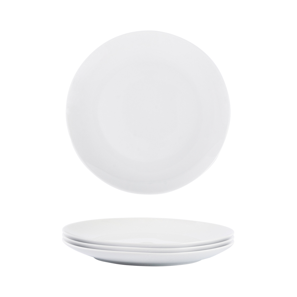 Ensemble de 4 assiettes à dessert Gourmet 19,7 cm