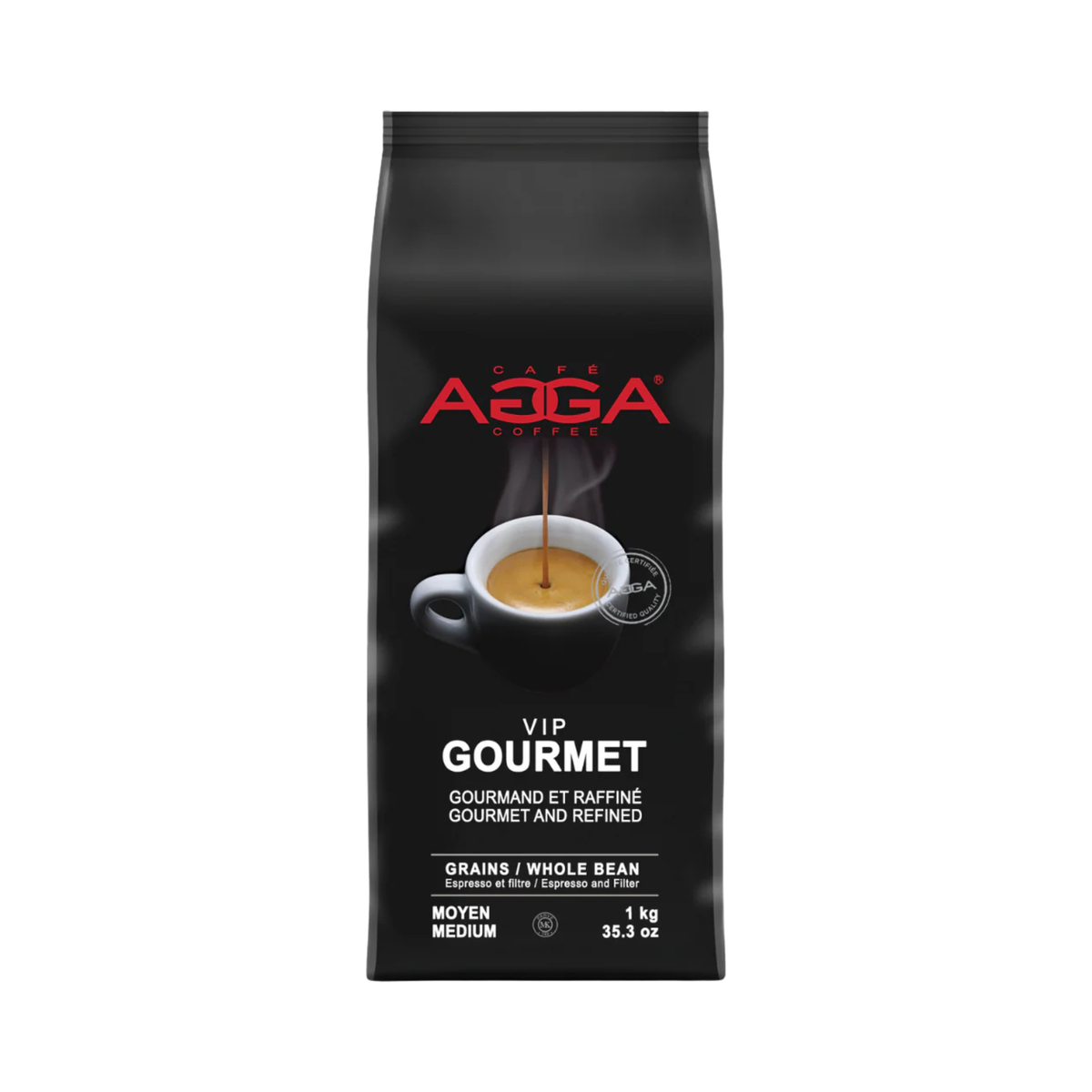 VIP Gourmet coffee beans 1 kg - AGGA