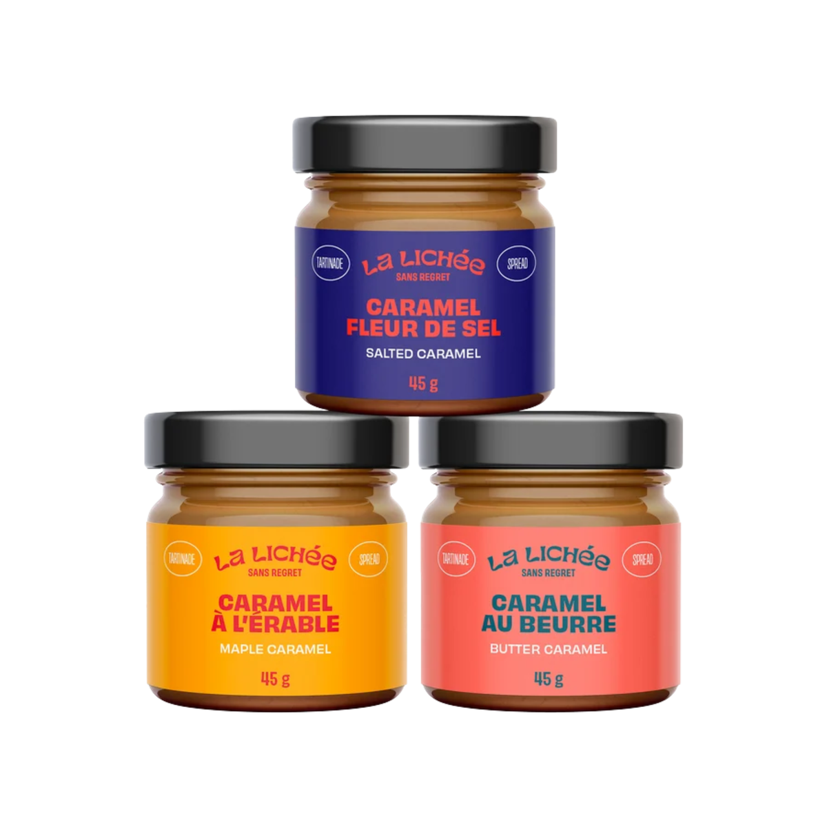 Classic Caramel Trio 45 g – La Lichée