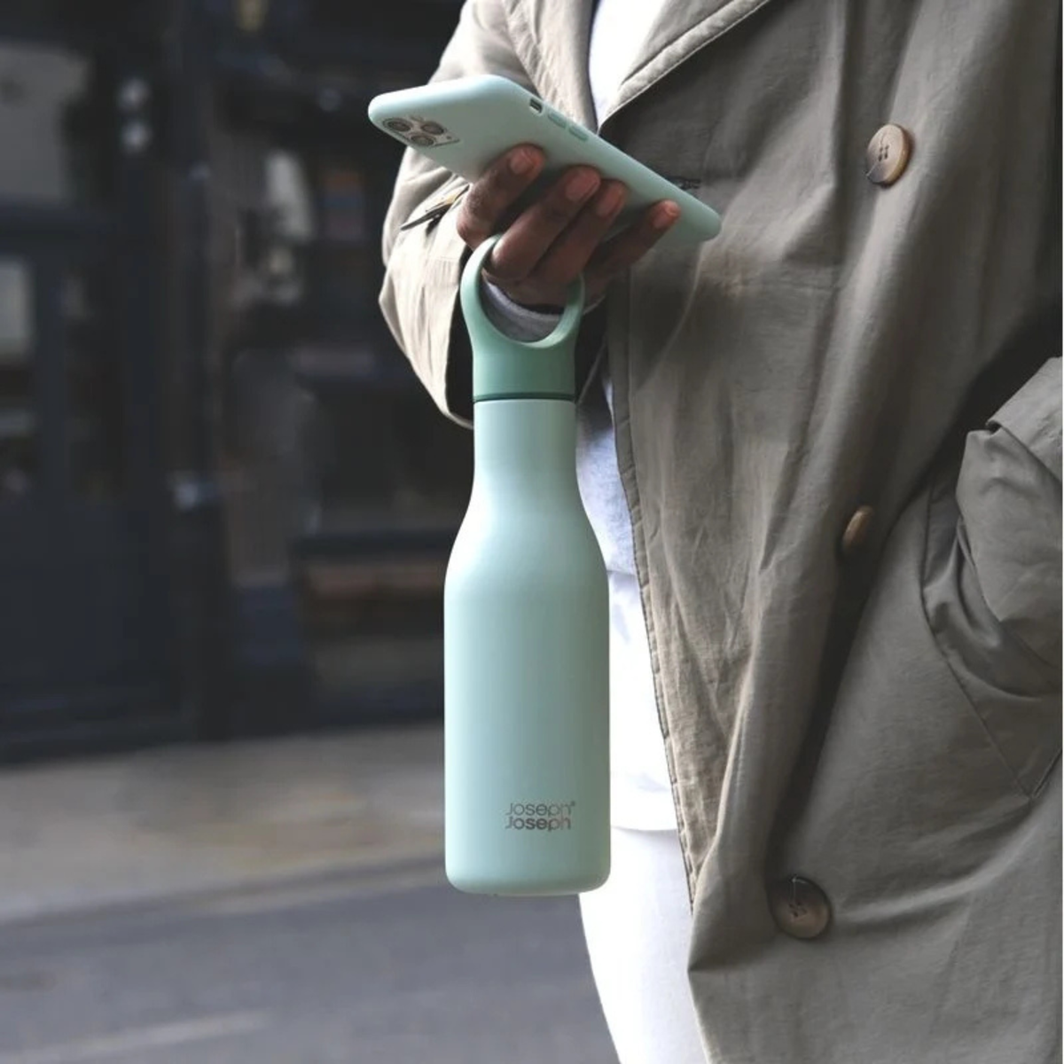 Joseph Joseph Loop 500 ml Green Insulated Bottle