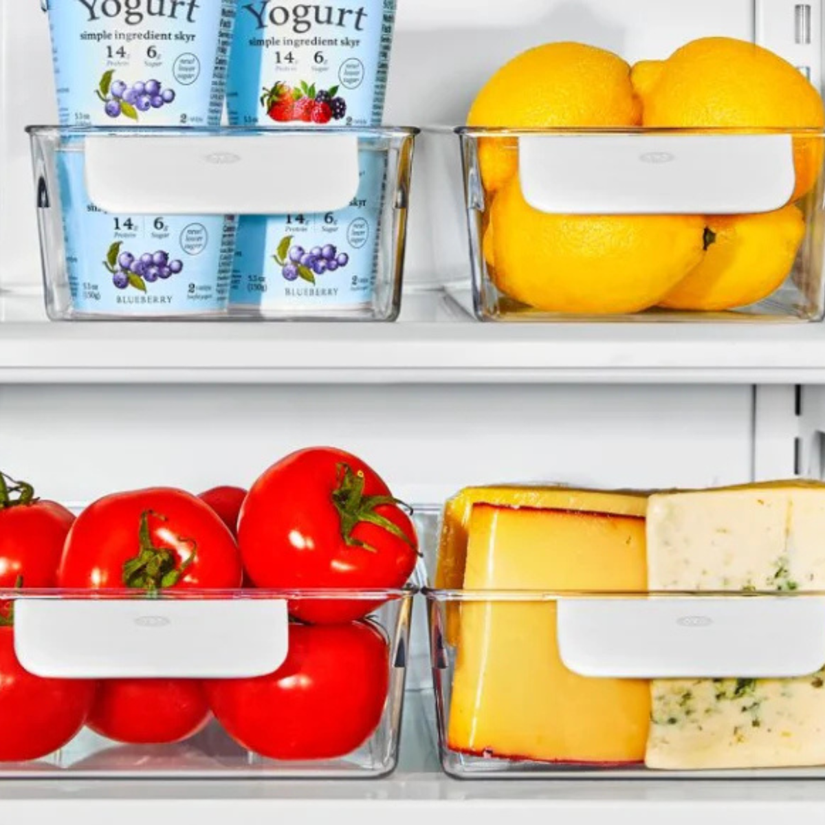 Ensemble de 4 bacs de rangement pour réfrigérateur – OXO
