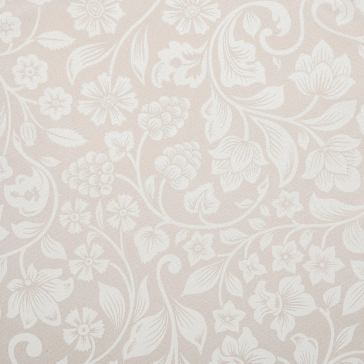 Nappe beige fleurie Keya 70 x 70 po - Brunelli