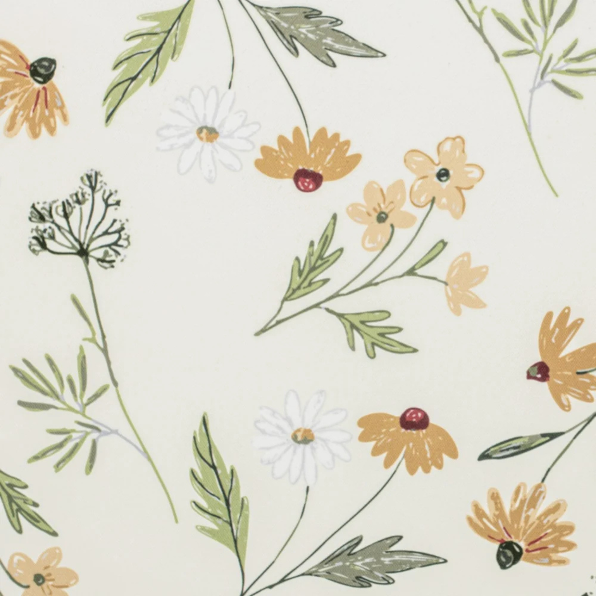 Nappe crème à marguerites Margaret 60 x 108 po - Brunelli