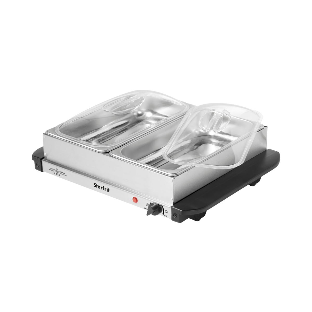 Réchaud de buffet à 2 compartiments 2,4 L - Starfrit