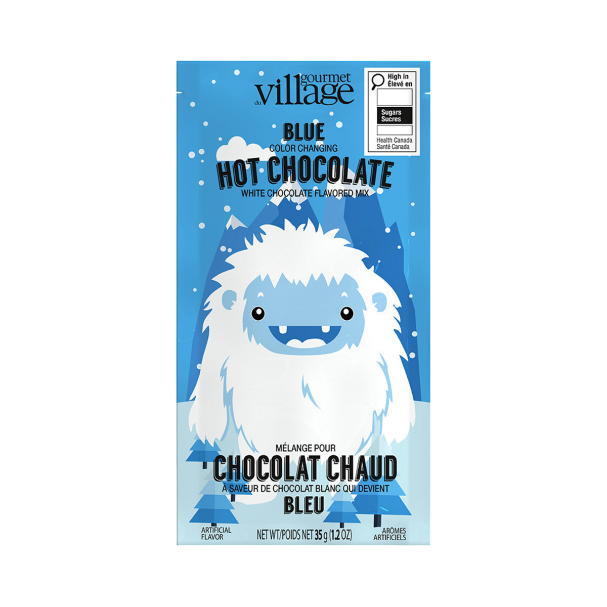 Yeti Blue White Hot Chocolate 35g - Gourmet du Village
