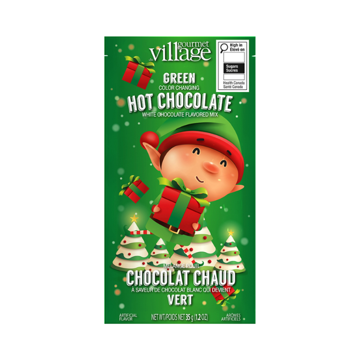 Green Elf White Hot Chocolate 35g - Gourmet du Village