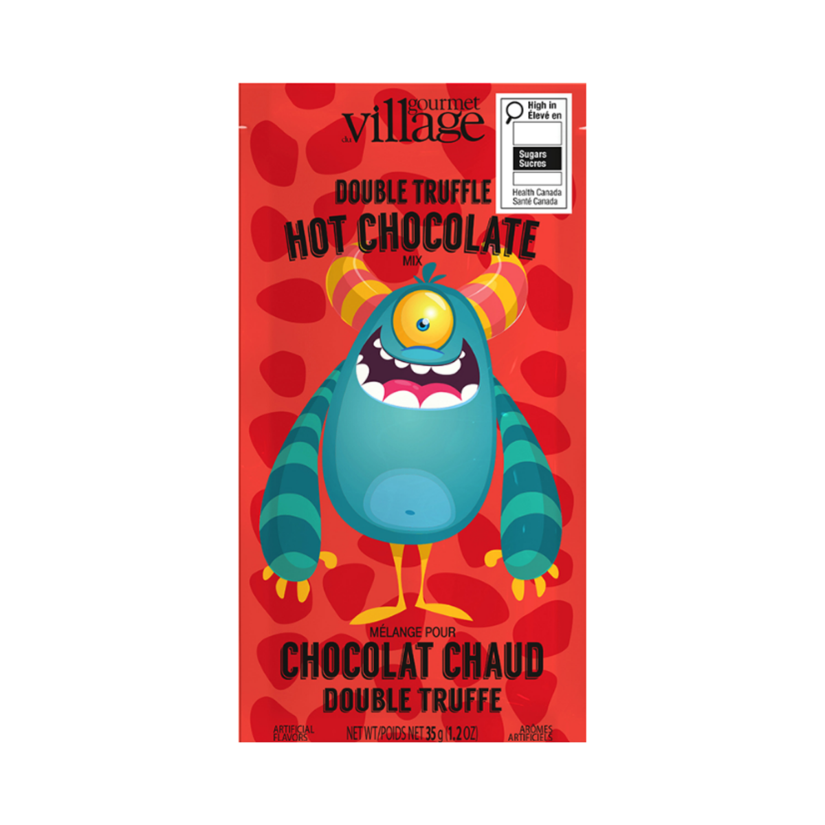 Chocolat chaud double truffe Monstre 35 g - Gourmet du Village
