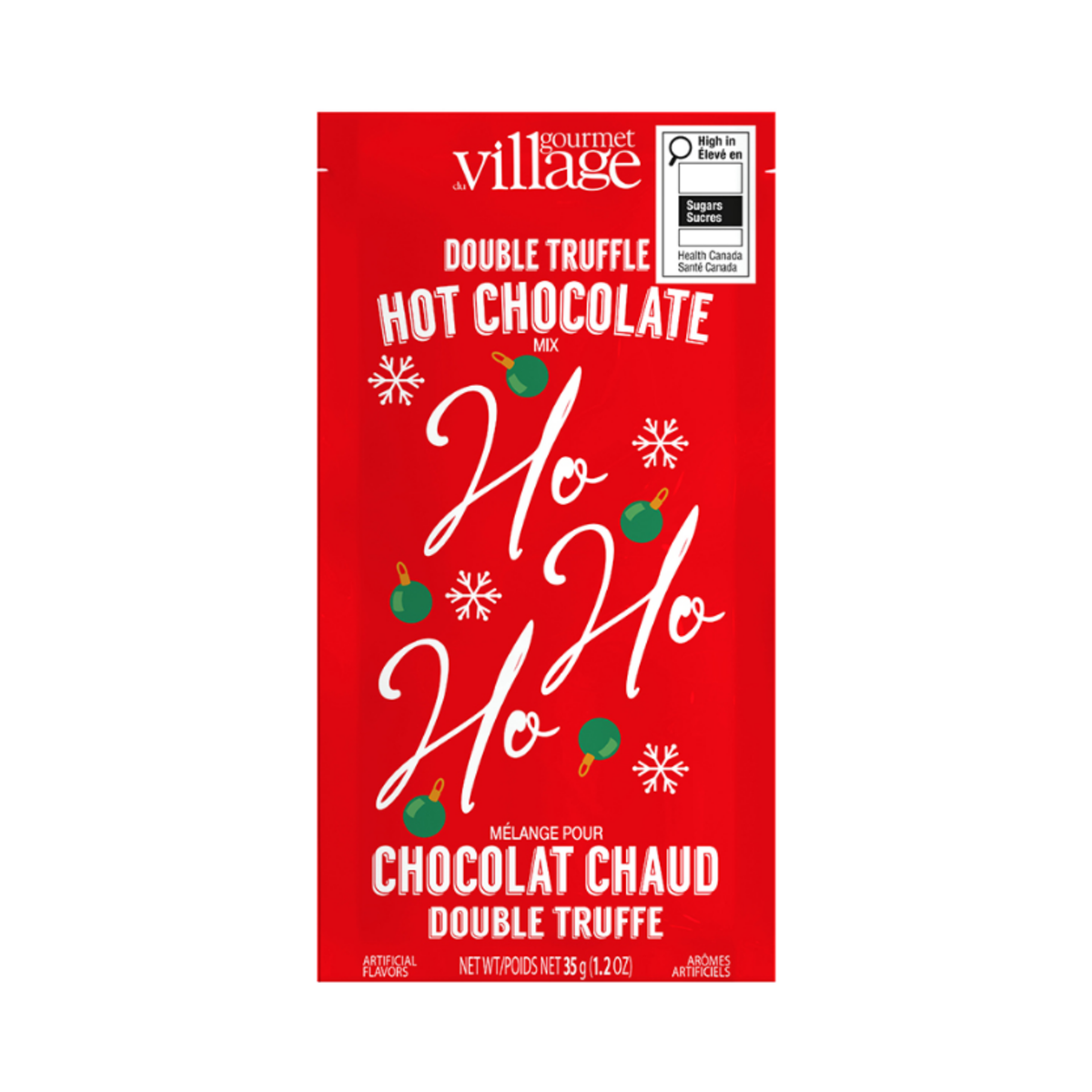 Chocolat chaud double truffe Ho Ho Ho 35 g - Gourmet du Village