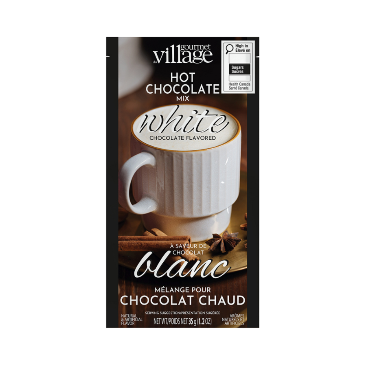 Chocolat chaud blanc 35 g - Gourmet du Village