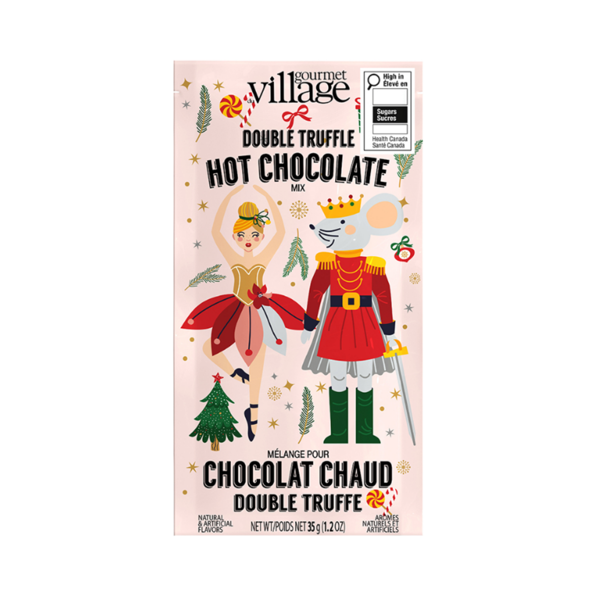 Double Truffle Hazelnut Hot Chocolate 35 g - Gourmet du Village