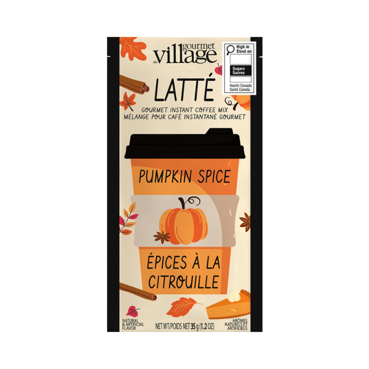 Café instantané aux épices à la citrouille 35 g - Gourmet du Village