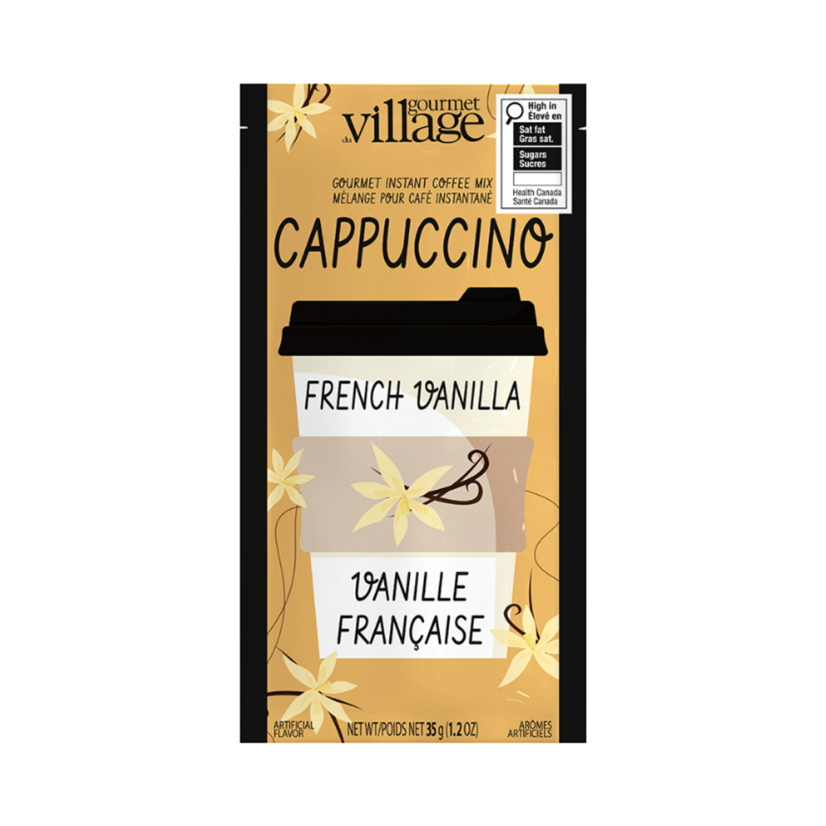 French Vanilla Instant Coffee 35 g - Gourmet du Village