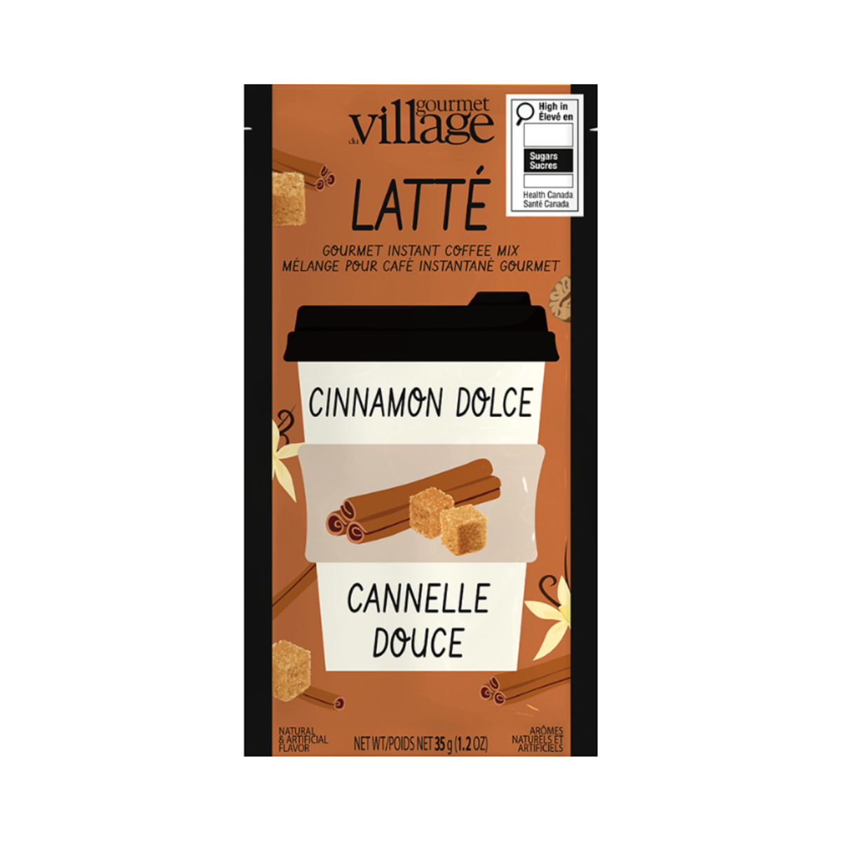 Sweet Cinnamon Instant Coffee 35 g - Gourmet du Village