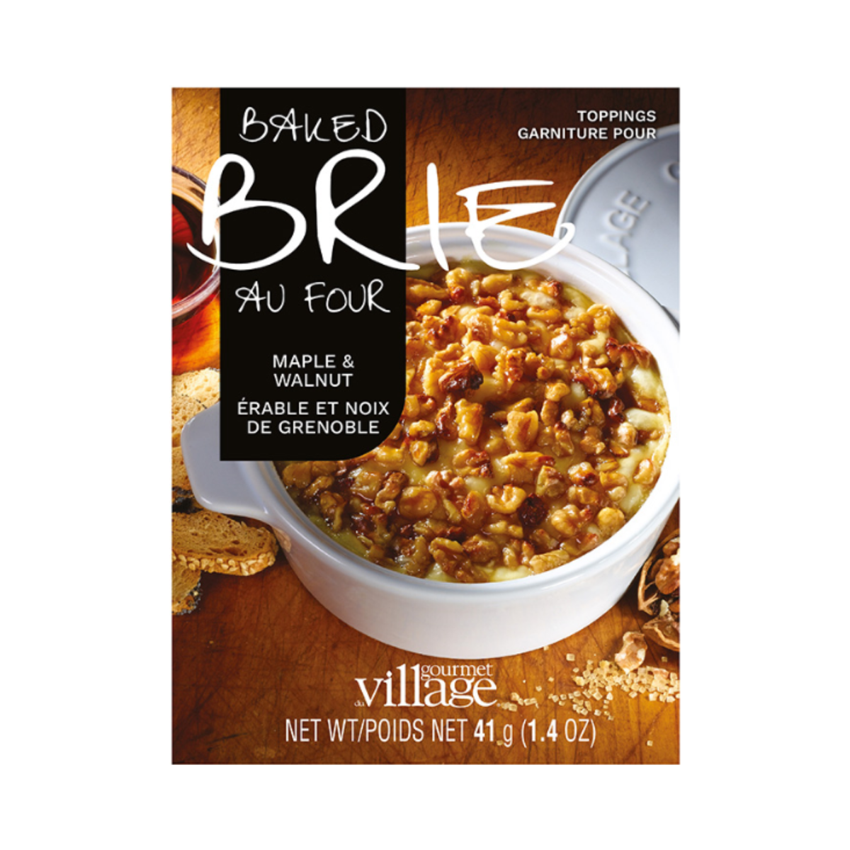 Garniture pour brie Érable et noix de Grenoble 41 g - Gourmet du Village