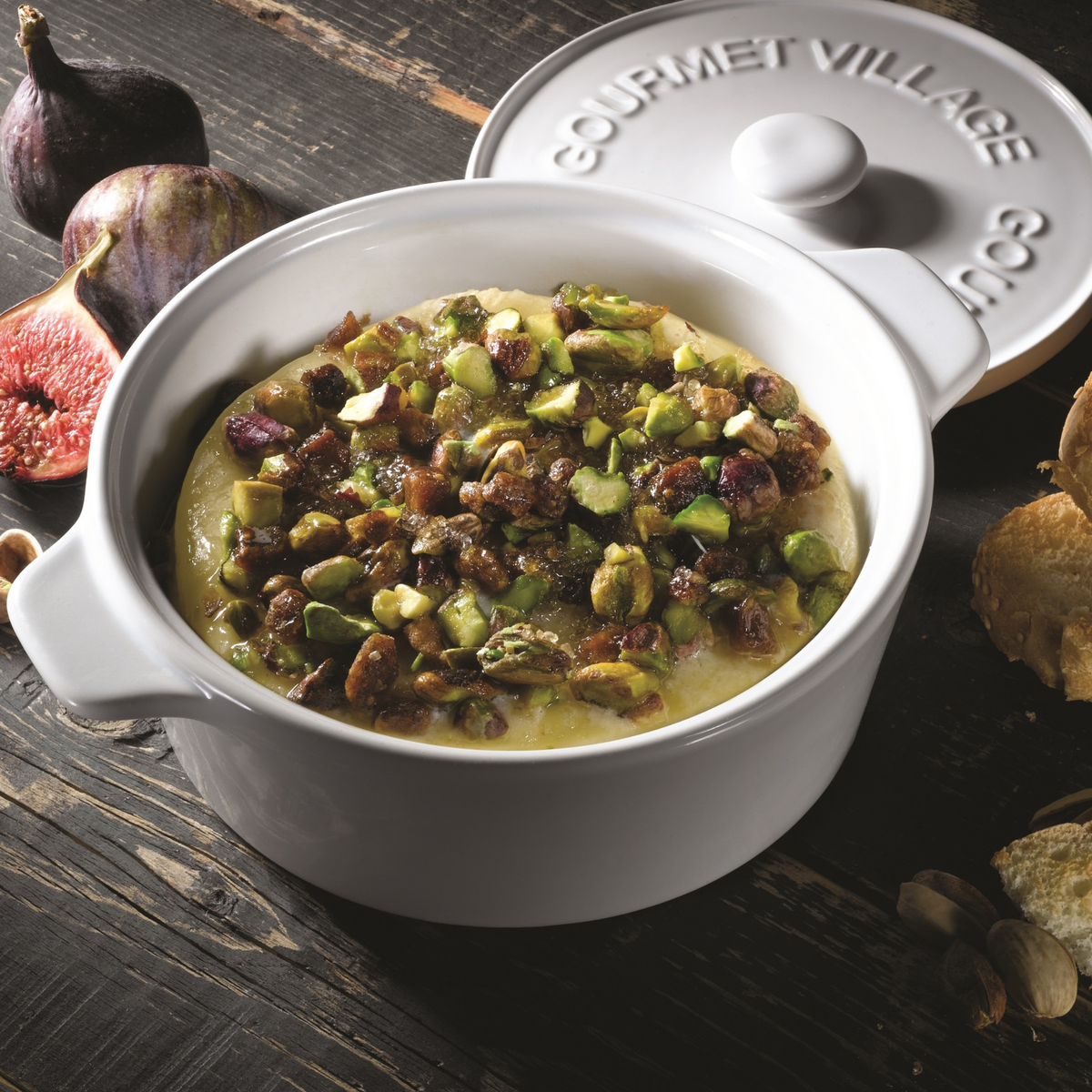Plat de cuisson en céramique blanc 500 ml - Gourmet du Village