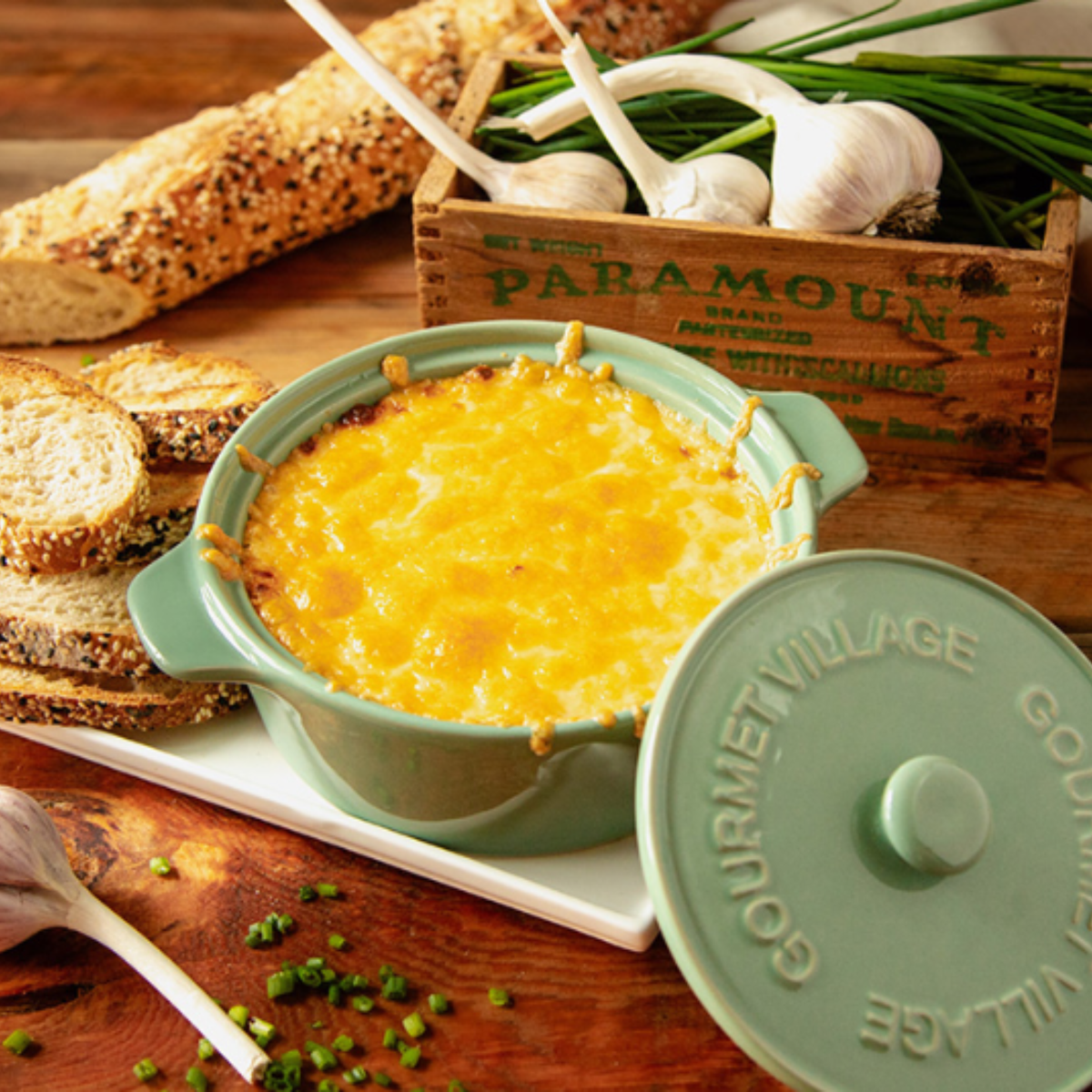 Plat de cuisson en céramique vert 500 ml - Gourmet du Village