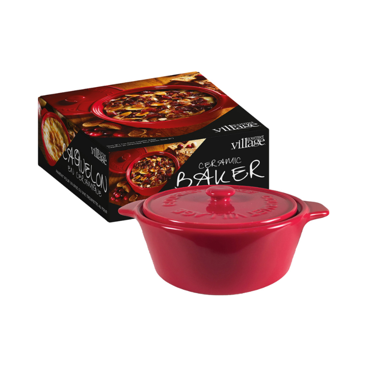 Red Ceramic Baking Dish 500 ml - Gourmet du Village