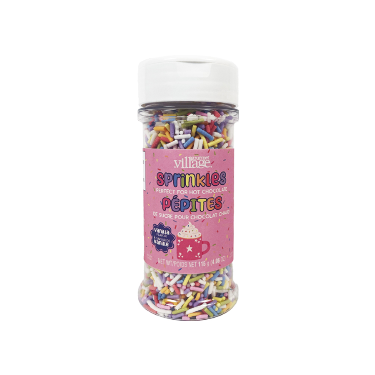 Pépites de sucre arc-en-ciel pour chocolat chaud 115 g - Gourmet du Village