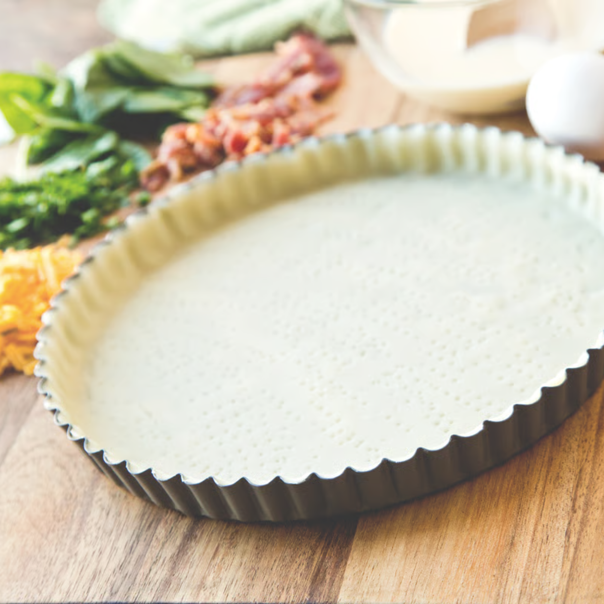 Moule à quiche antiadhésif à fond amovible 24 cm - Fox Run