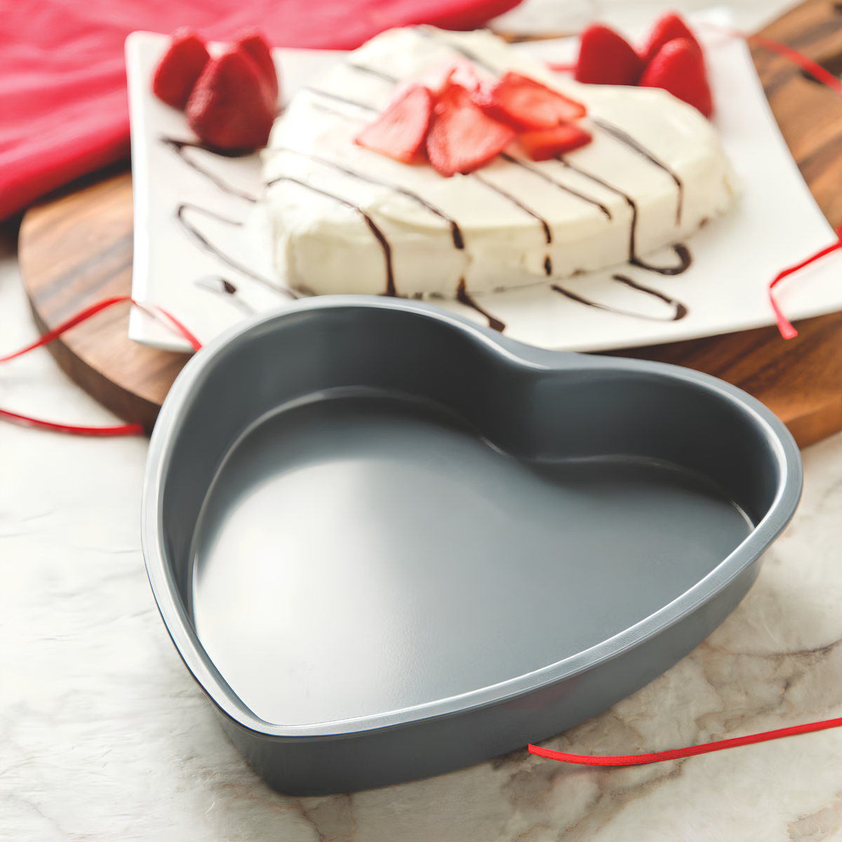 Moule à gâteau antiadhésif en forme de cœur 20,3 cm - Fox Run