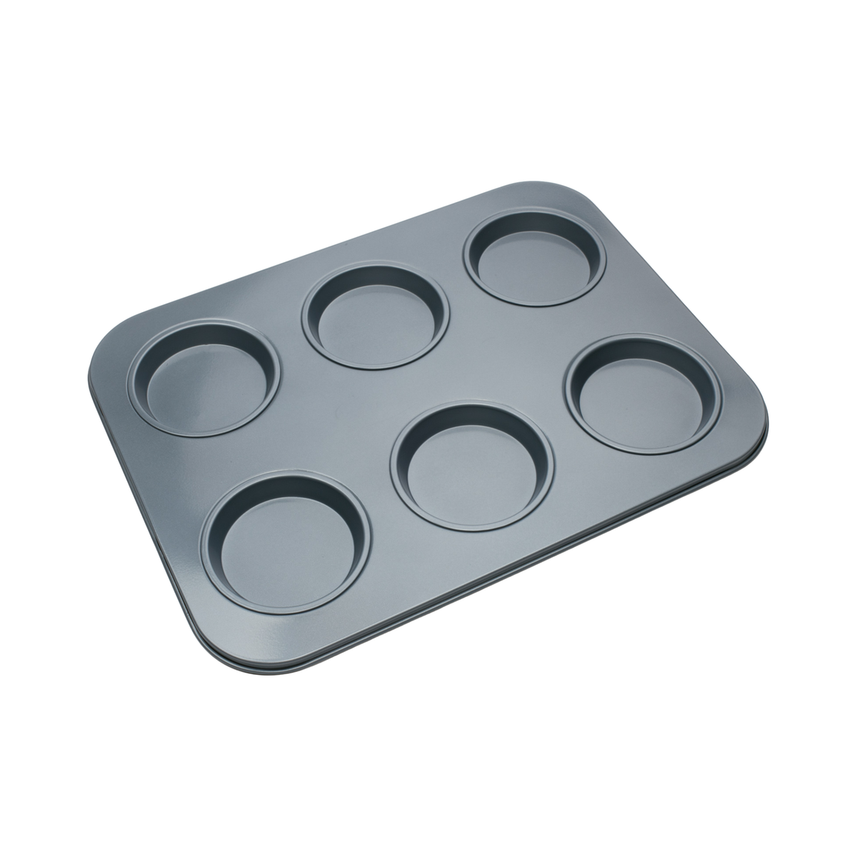 Moule à 6 gros muffins plats antiadhésif - Fox Run