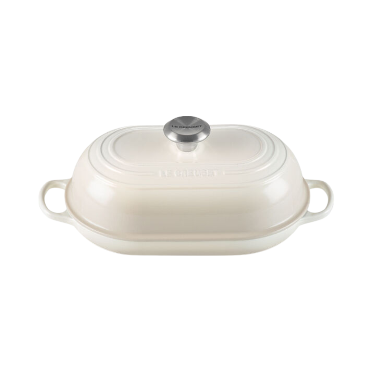 Cocotte à pain ovale Meringue 1,4 L - Le Creuset