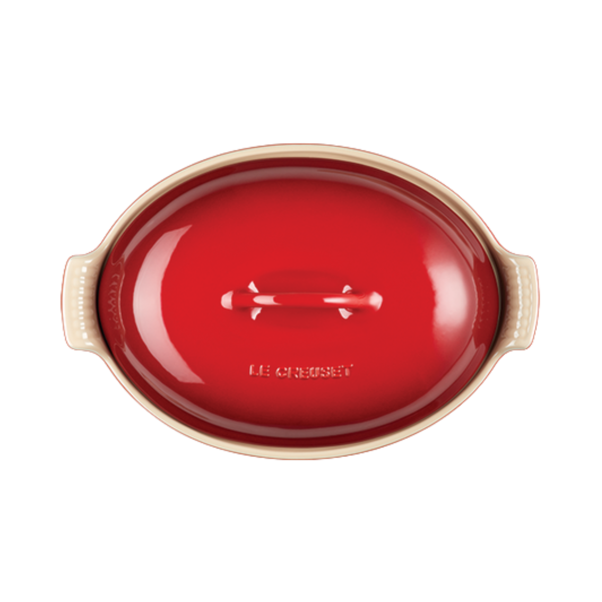 Le Creuset Oval Covered Dish, Cherry, 3.8 L