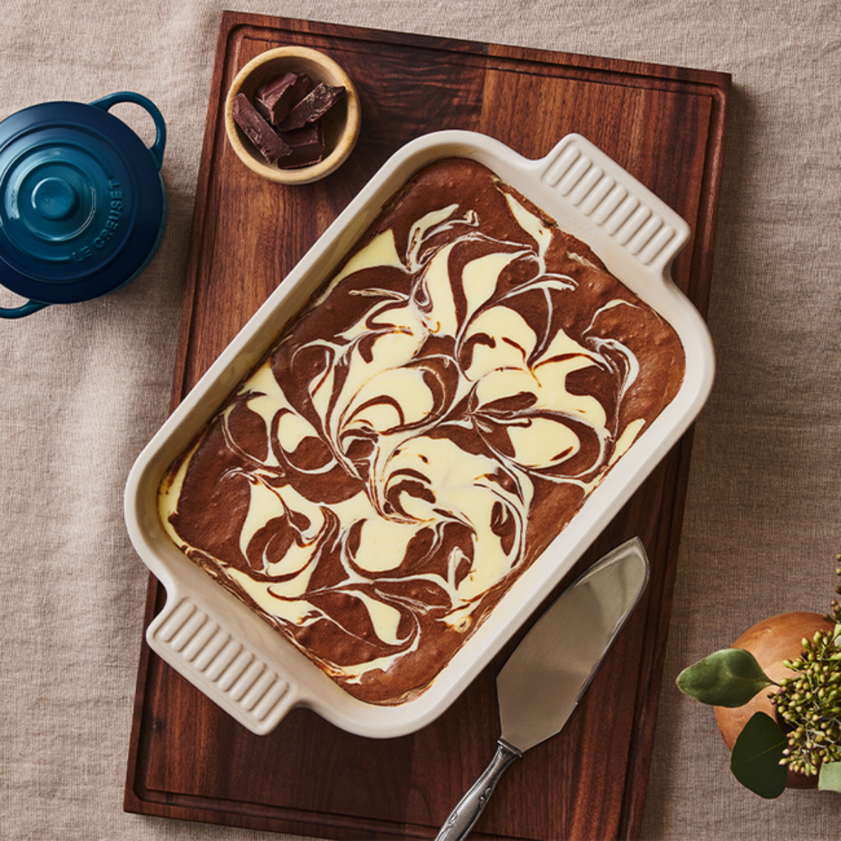 Plat rectangulaire Bleuet 2,3 L - Le Creuset