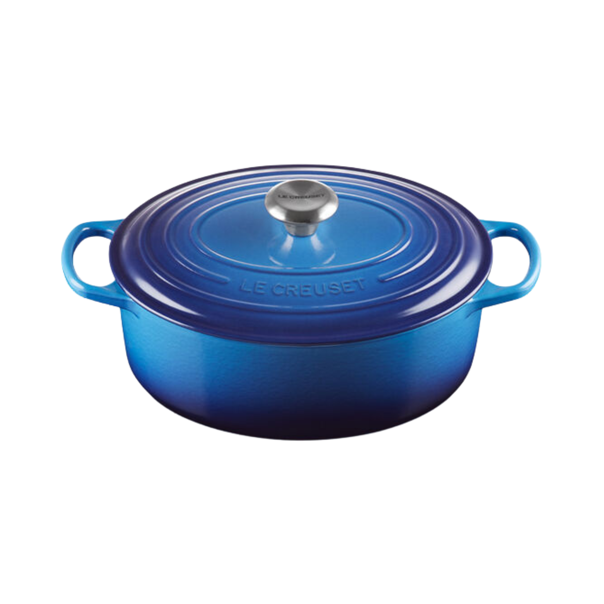 Cocotte ovale en fonte émaillée Bleuet 4,7 L - Le Creuset