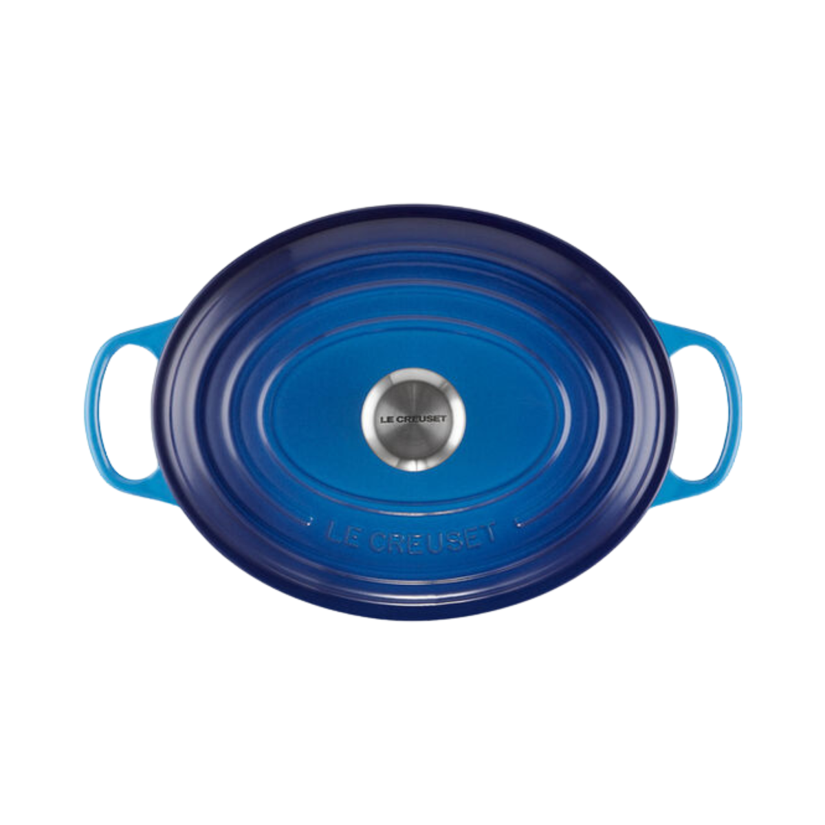 Cocotte ovale en fonte émaillée Bleuet 4,7 L - Le Creuset