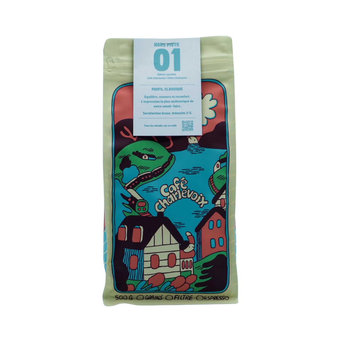 HORS-PISTE 01 Coffee Beans 500 g - Café Charlevoix