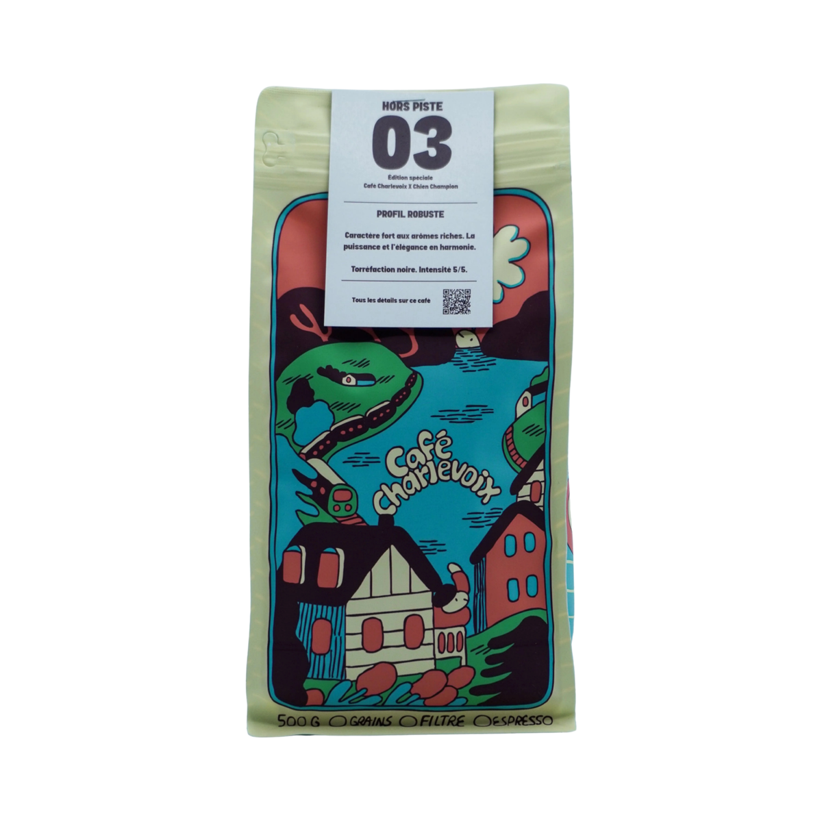 HORS-PISTE 03 Whole Bean Coffee 500 g - Café Charlevoix