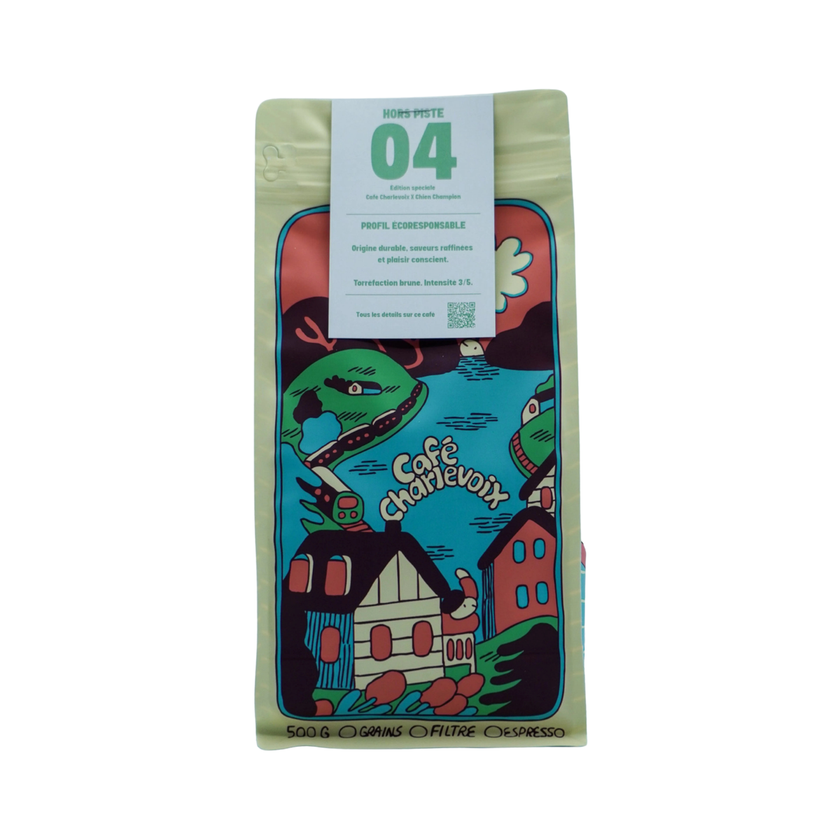 HORS-PISTE 04 Whole Bean Coffee 500 g - Café Charlevoix