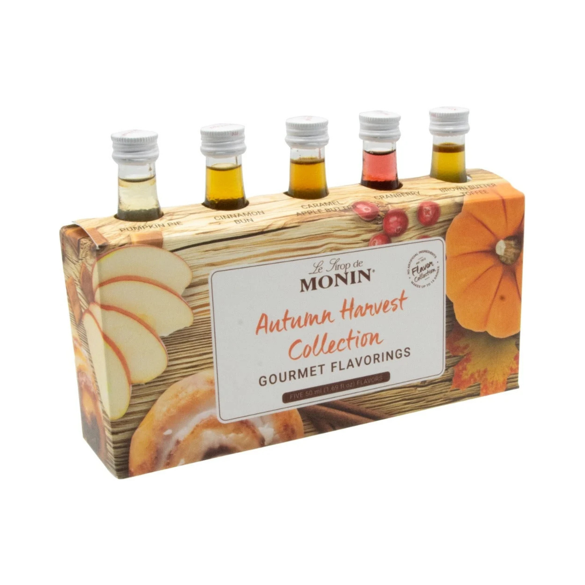 Coffret de 5 mini sirops Collection Récolte d'automne - Monin