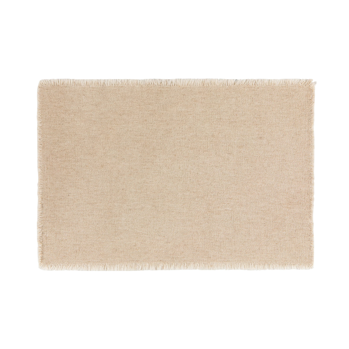 Napperon en coton et lin Montage naturel 33 × 48 cm - Danica