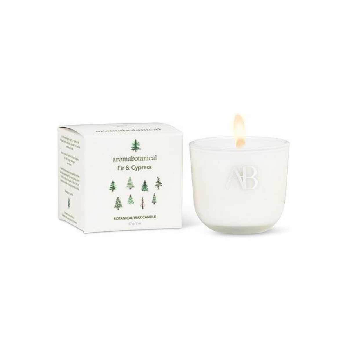 Mini chandelle sapin et cyprès 57 g - Aromabotanical