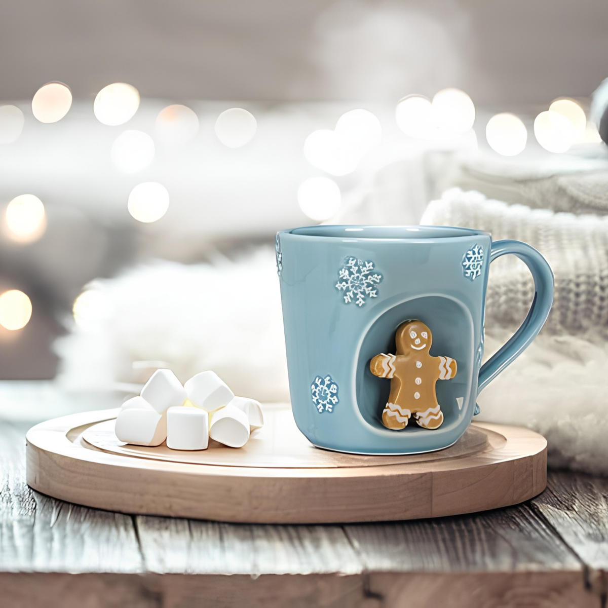 Tasse en grès Bonhomme en pain d'épices 414 ml - Abbott