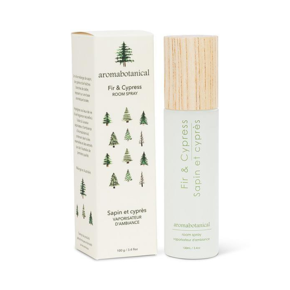 Vaporisateur d’ambiance sapin et cyprès 100 ml - Aromabotanical