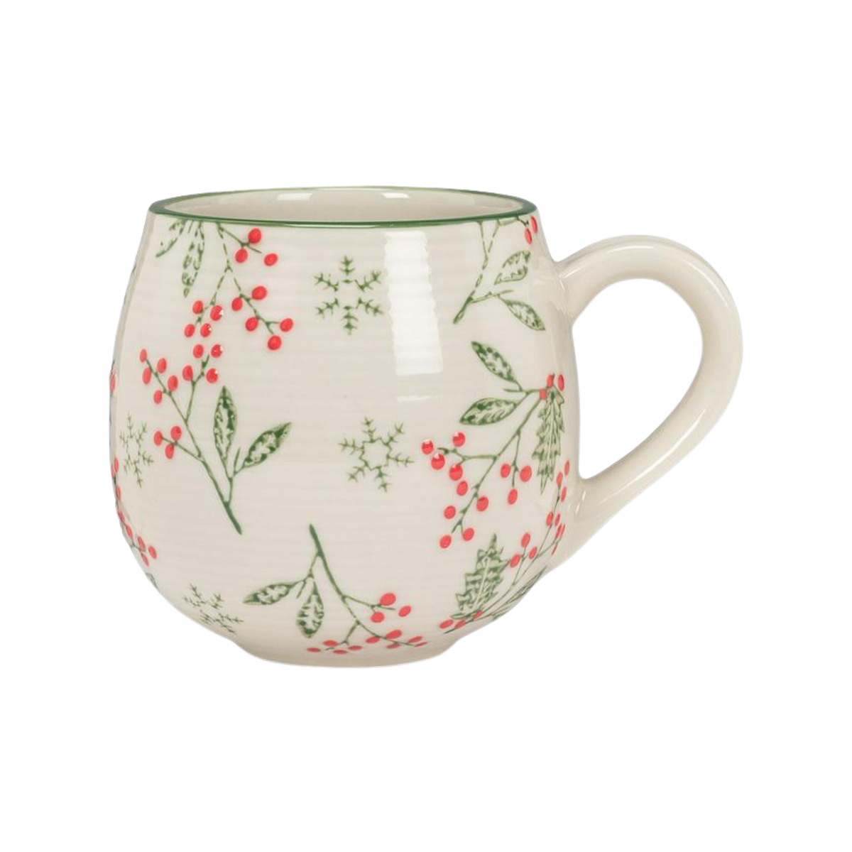 Tasse ballon avec motif de houx 473 ml - Abbott
