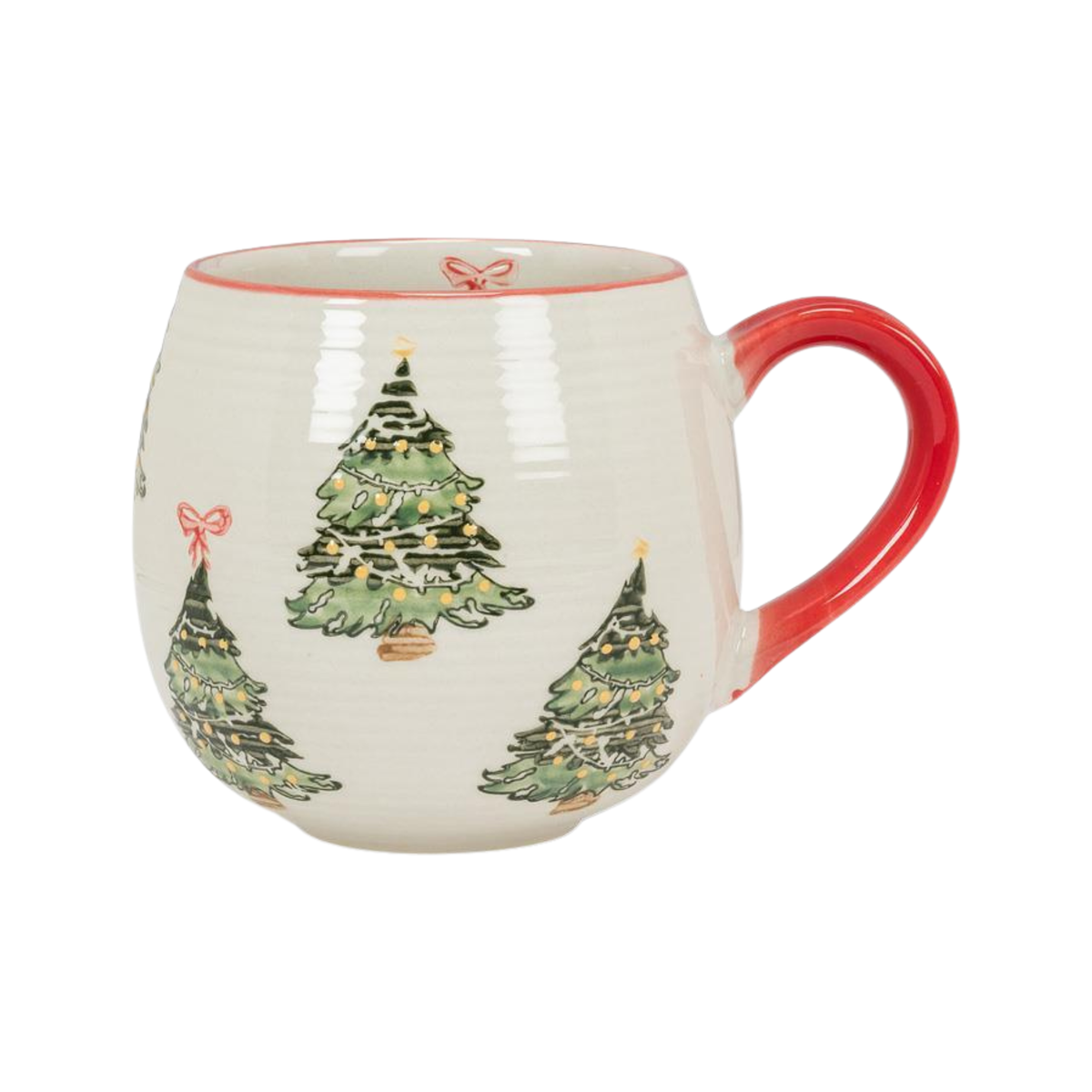 Tasse ballon avec sapins de Noël 473 ml - Abbott