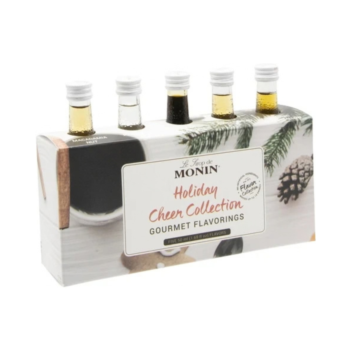 Coffret de 5 mini sirops Collection de Noël - Monin