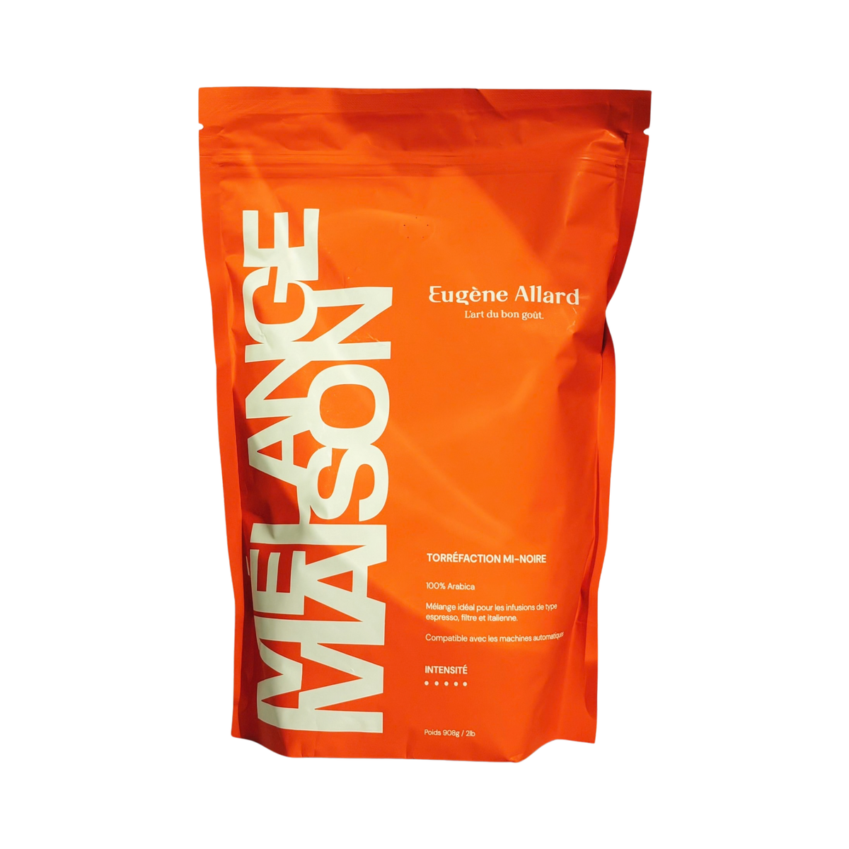 Café en grains Mélange Maison Eugène Allard corsé 908 g - Manoir du Café x Eugène Allard