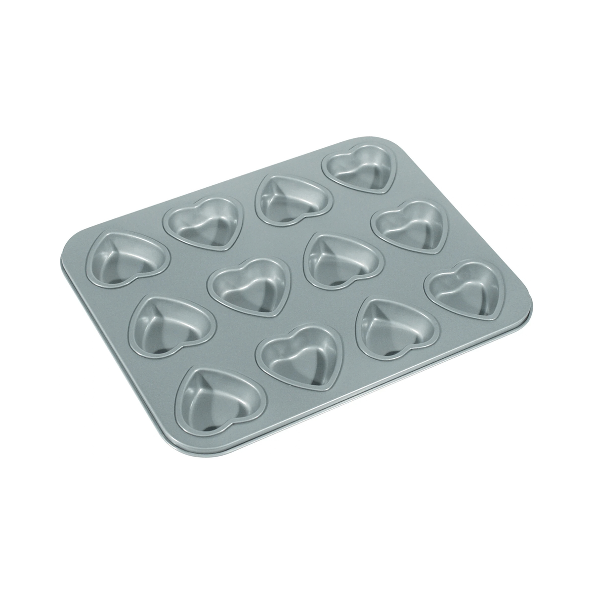 Moule à 12 mini muffins en cœur antiadhésif - Fox Run