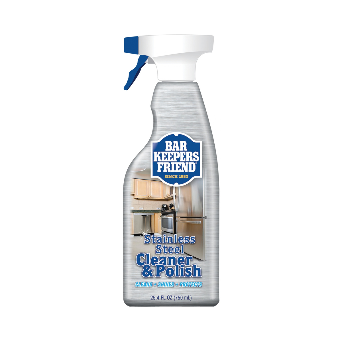 Nettoyant et lustrant liquide pour acier inoxydable 750 ml