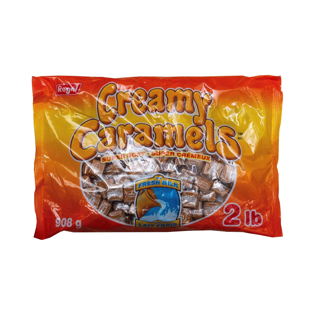 Sac de caramels crémeux 2 lbs - Regal Confection